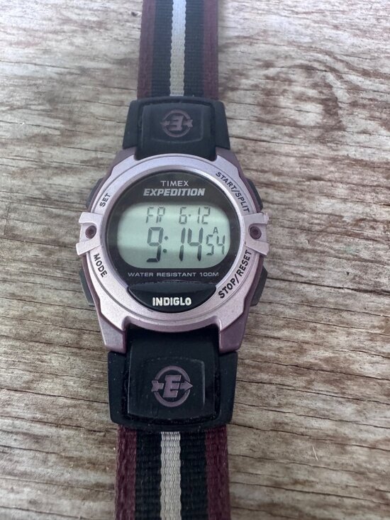 Timex Accessories - Timex Expedition Women’s Digital Watch Indiglo WR100M Tested Working